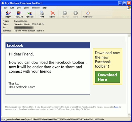 Troyano disfrazado de una barra de Facebook se distribuye por correo 3 fbtbm.jpg