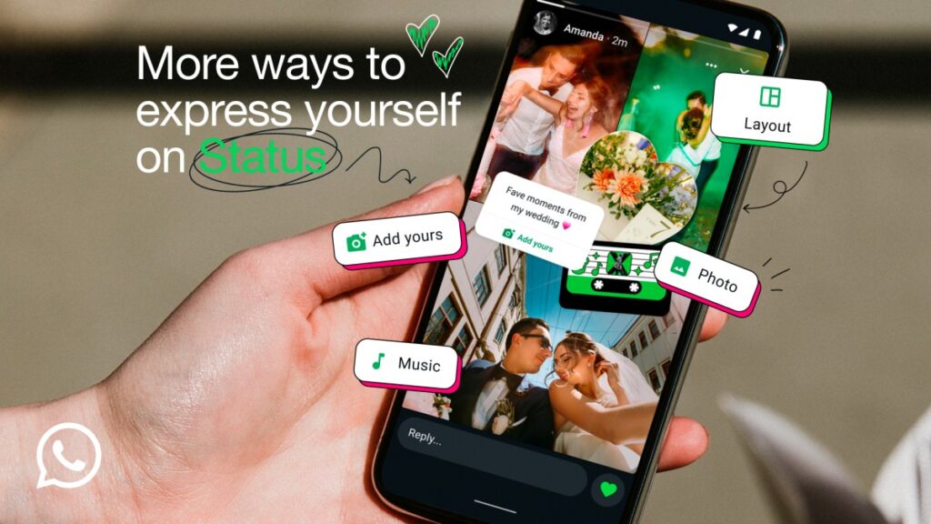 Nuevas Opciones de Música, Diseño y Stickers en los Estados de WhatsApp