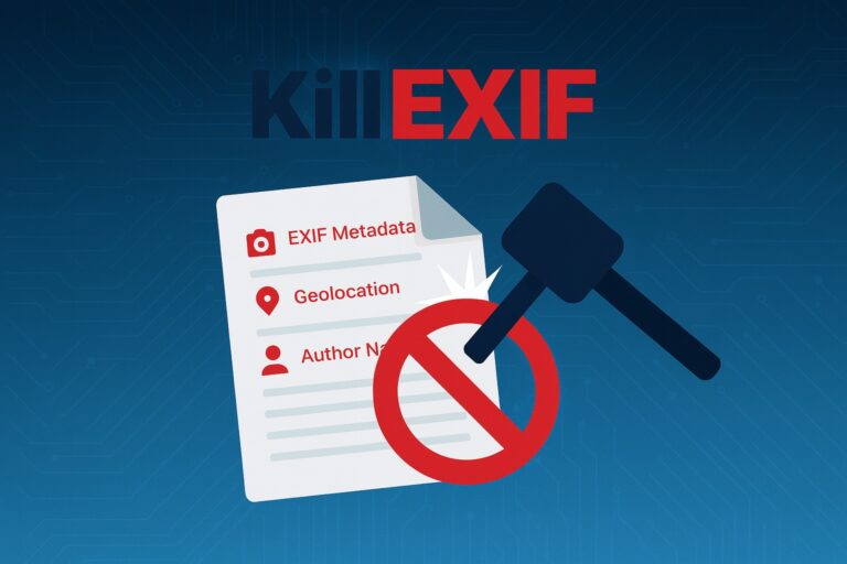 KillEXIF: la herramienta española que borra los metadatos ocultos de tus archivos y protege tu privacidad
