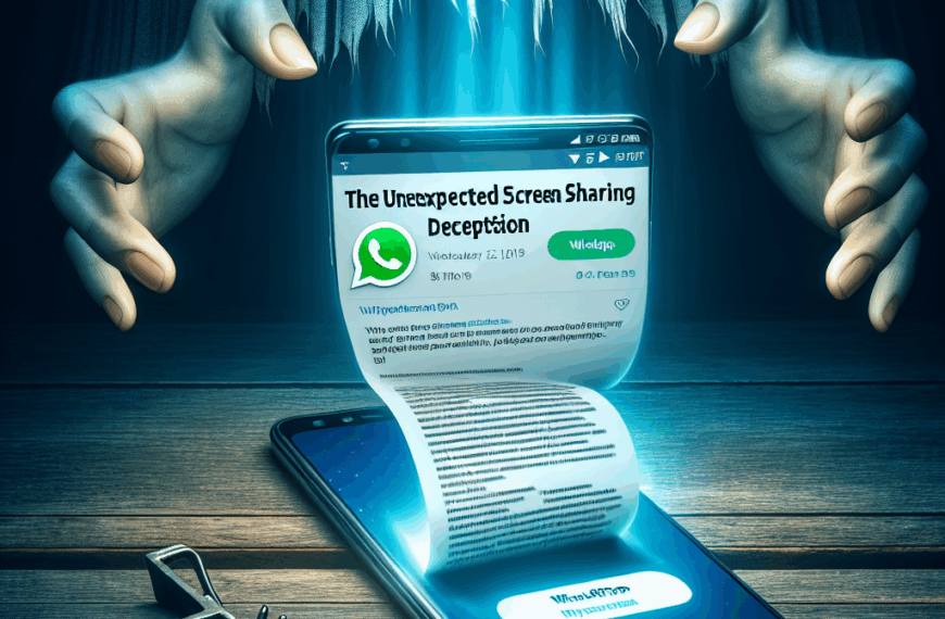 El Engaño del Compartir Pantalla en WhatsApp que No Esperabas