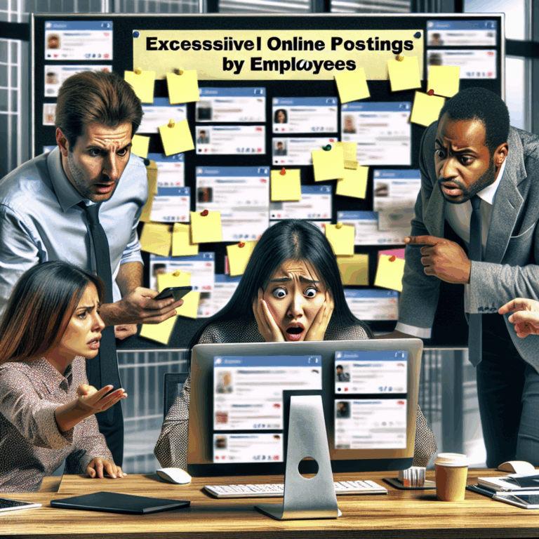 Las Consecuencias de un Exceso de Publicaciones Online por Parte de los Empleados