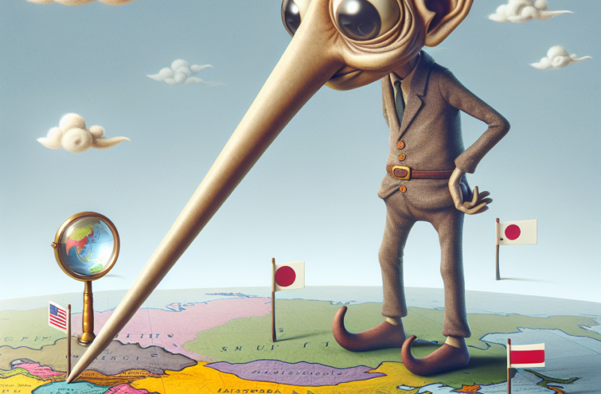 El Duende de la Nariz Larga Intenta Olfatear los Asuntos Gubernamentales en el Sureste Asiático y Japón