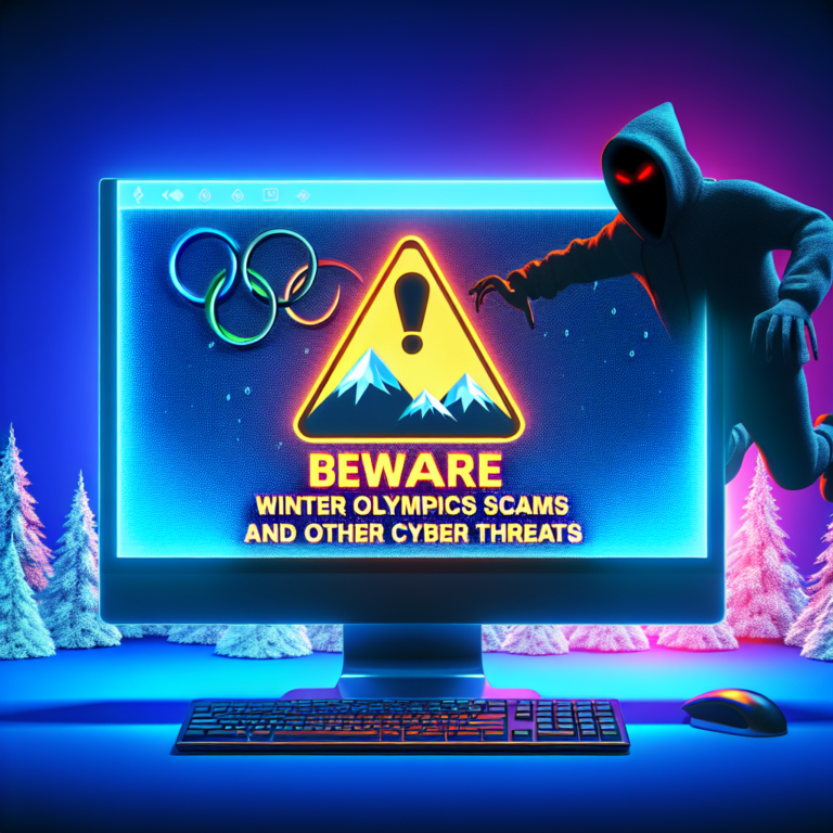 Cuidado con las Estafas de los Juegos Olímpicos de Invierno y Otras Amenazas Cibernéticas