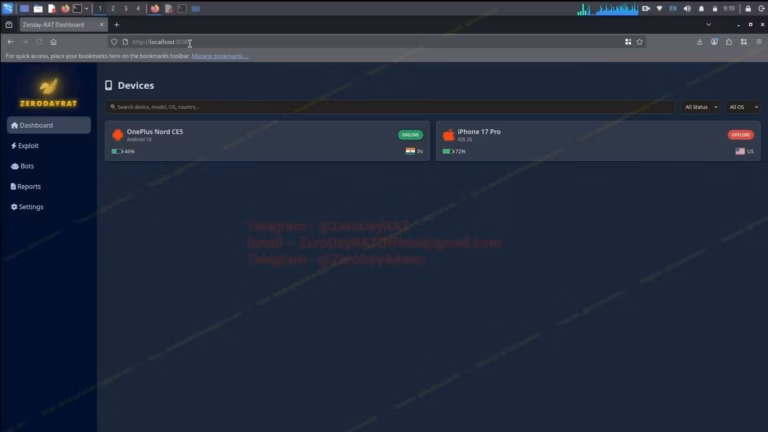 ZeroDayRAT: el spyware “llave en mano” que se vende en Telegram y promete control total del móvil