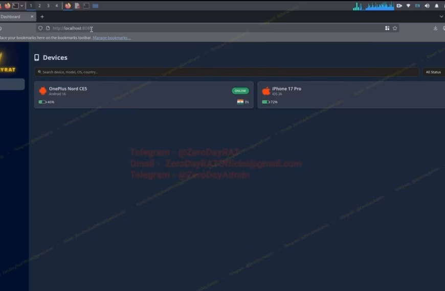 ZeroDayRAT: el spyware “llave en mano” que se vende en Telegram y promete control total del móvil
