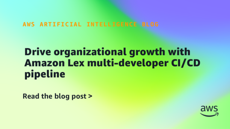 Impulsa el Crecimiento Organizacional con un Pipeline CI/CD Multi-Desarrollador de Amazon Lex
