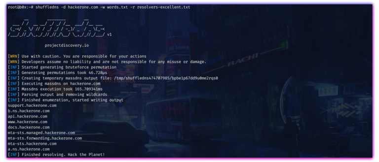 Shuffledns, la herramienta de ProjectDiscovery para acelerar la enumeración DNS