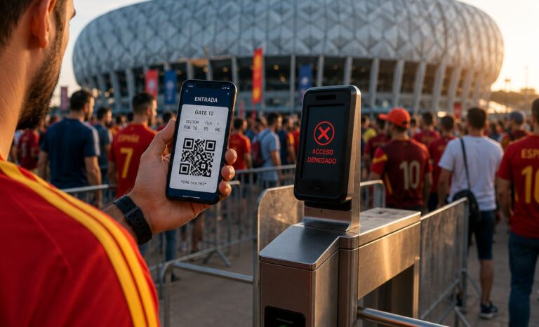 Un solo QR puede dejar fuera a miles de aficionados del Mundial