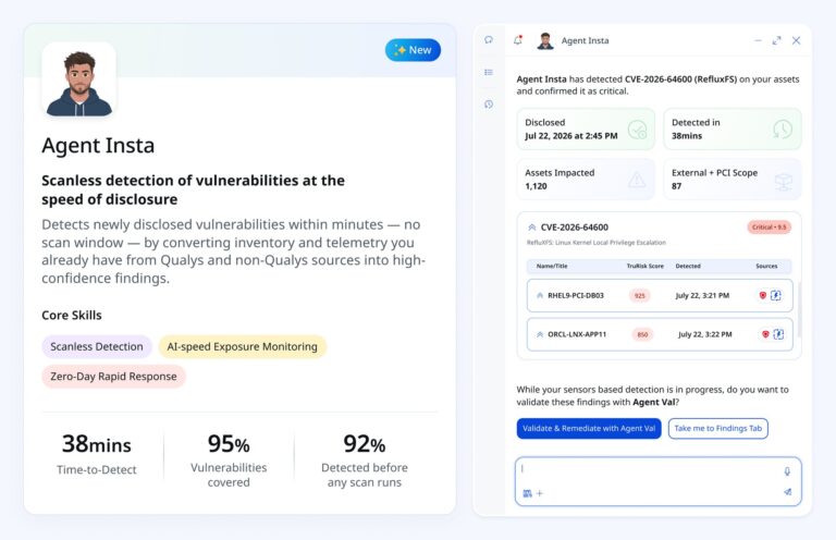 Qualys presenta InstaScan, una tecnología que promete detectar vulnerabilidades en minutos sin necesidad de escaneos