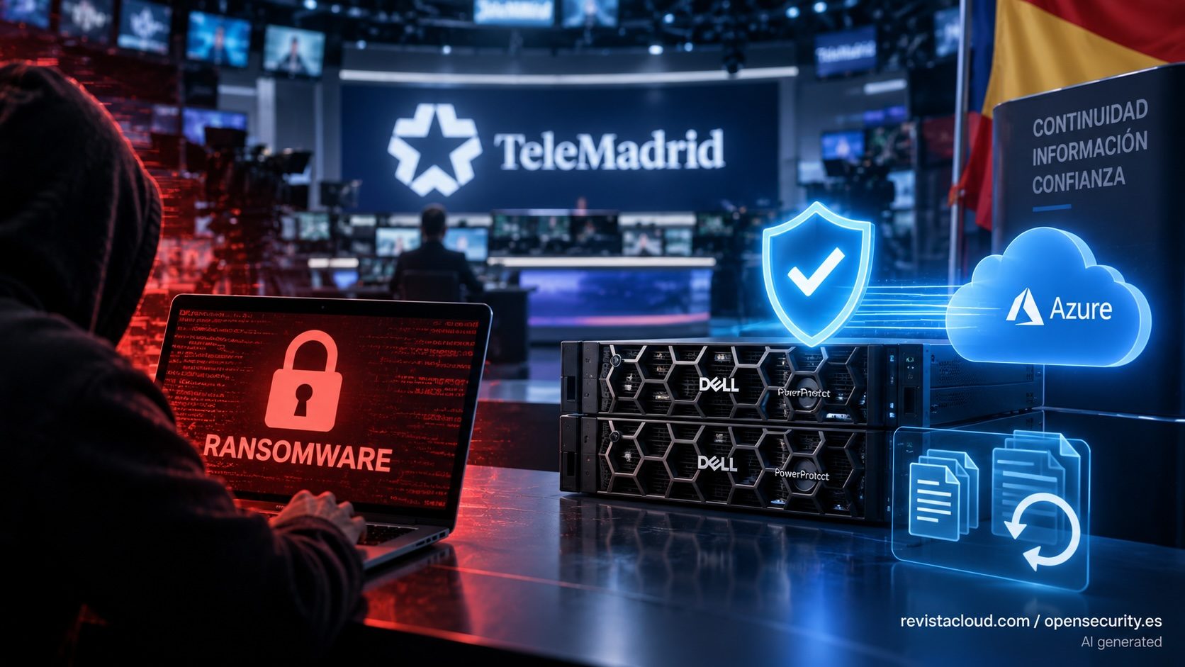 El ataque a Telemadrid revela el verdadero objetivo del ransomware: los backups